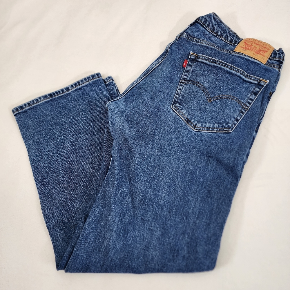 Levi's 505 Straight Leg Jean Men's Stonewashed Size 36x30